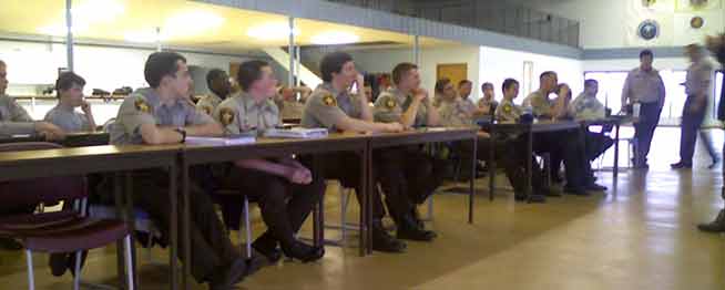 Explorers During A Meeting