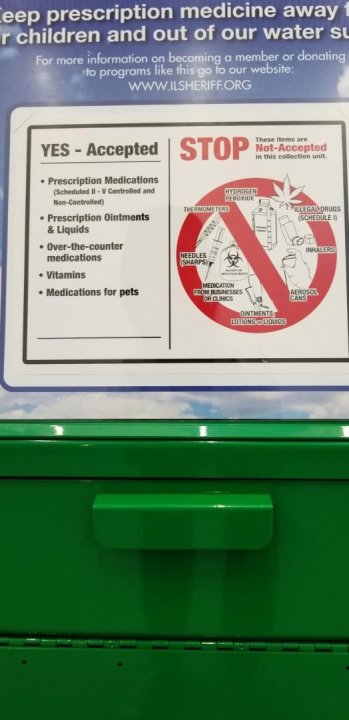 WILL COUNTY SHERIFF'S OFFICE OFFERS RESIDENTS PROPER MEDICATION DISPOSAL