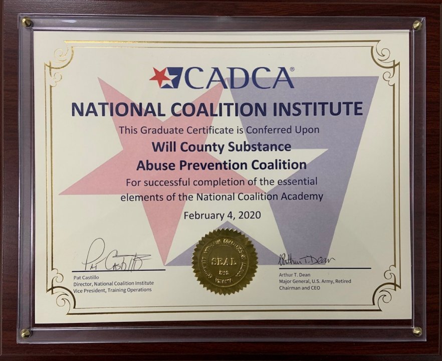 WILL COUNTY SUBSTANCE ABUSE PREVENTION COALITION GRADUATION